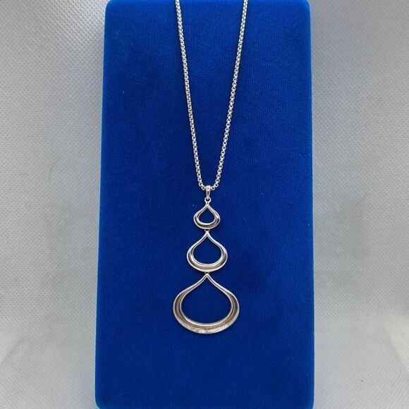 💛 Fossil Drops Of Jupiter Necklace - Picture 1 of 5